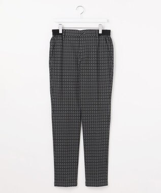 23区GOLF 【MEN】裏起毛ジャージーパンツ ストレッチ モノグラム 上品スタイル ブラック系5