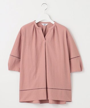 J.PRESS LADIES ナチュラルジャージー カットソー ローズピンク系