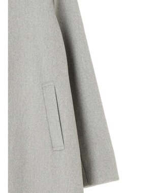 Green Parks ２ｗａｙフード取り外し比翼コート Gray