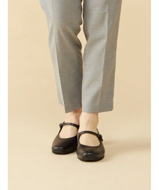 ASICS WALKING ペダラウォーキングシューズ 4E ヒール高4.5cm ブラック系