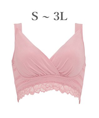 BRADELIS New York 【BRADELIS Me / ノンワイヤーブラジャー】オールインワンブラ ナイトブラ 補正 下着 24時間ラクに着用 綿混 しっかりフィット ブラデリス ME122105