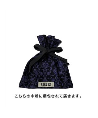 ANNA SUI リーブル 内Lファスナー二つ折り財布 ネイビー