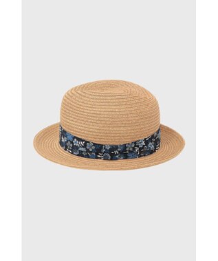 DAKS リバティプリントマニッシュペーパーブレードハット ネイビー