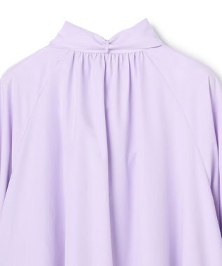UNFILO L 【取り外し可能なボウタイ付き】2WAY ボウタイブラウス ラベンダー