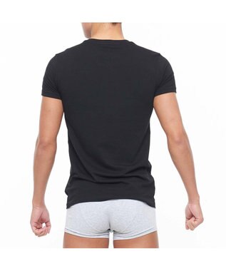 NAIGAI EMPORIO ARMANI STRETCH COTTON CREW NECK T-SHIRT 半袖 アンダーシャツ EUサイズ 54007295 ブラック