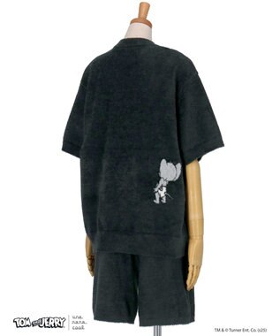 une nana cool トムとジェリー × une nana cool なめらかふわふわプルオーバー&ハーフパンツセット BL