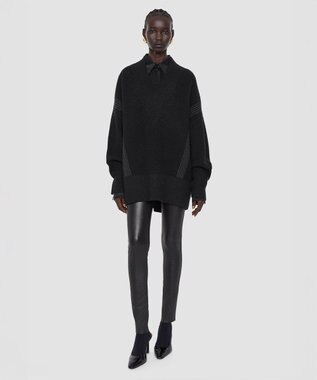 JOSEPH キャッシュ フィッシャーマンリブ　ジャンパー Black