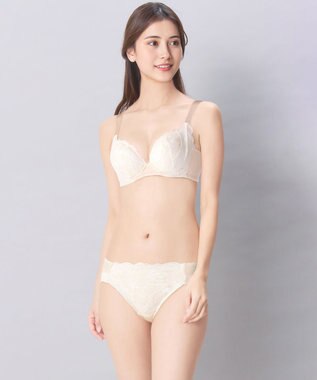 Wing ブラジャー もちっとふんわり触感 自然なまるみのあるバストをメイク やさしいつけごこち 【もちっとふわっとブラ】 KB2368 ウイング／ワコール アイボリー