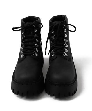 WEGO 厚底トレッキングブーツ ブラック