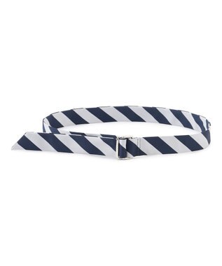 J.PRESS MEN 【J.PRESS ORIGINALS】【UNISEX】Polyester Rep Ribbon Belt ネイビー系1