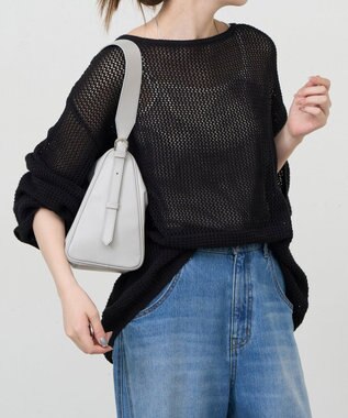 russet レザートライアングル2WAYショルダーバッグ（CE-1814） L.Gray