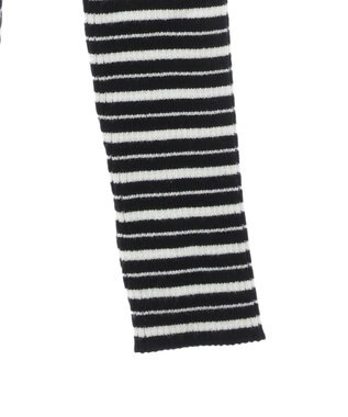 CRAFT STANDARD BOUTIQUE 洗える/とてもちリブタートルネックニットプルオーバー/24AW Border Black