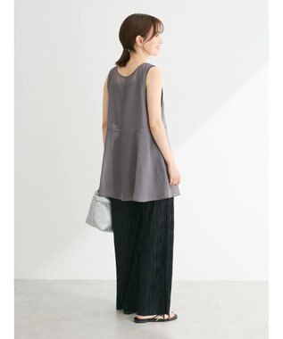 Green Parks ・ＥＬＥＮＣＡＲＥ　ＤＵＥオーガンジーノースリチュニック Charcoal Gray