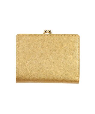 LANVIN en Bleu リュクサンブールブリエ 口金二つ折り財布 ゴールド