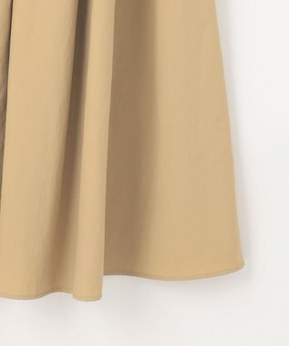 23区 L 【SLOW/一部店舗限定】UVカット/撥水/接触冷感 ナイロンタスランタフタ スカート ベージュ系