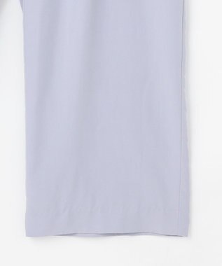 組曲 【先行予約】スムースクロス ラップ見えワイドパンツ ブルーグレー系