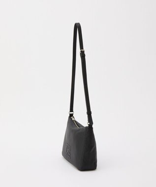 russet エンボスモノグラムショルダーバッグ(CE-1806) Black