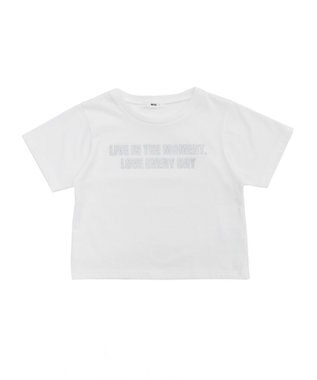 WEGO ロゴラメちびT ホワイト