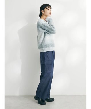 CRAFT STANDARD BOUTIQUE グラデーションクルーネックプルオーバー Gray