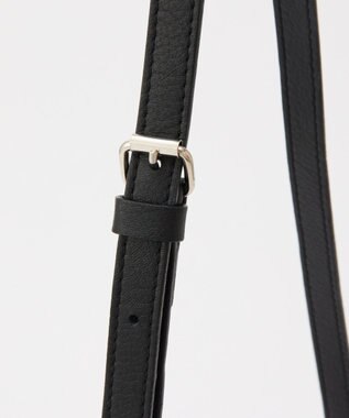 russet エンボスモノグラムショルダーバッグ(CE-1806) Black