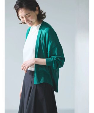 Green Parks 接触冷感ゆったりカーデ Green