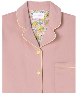 une nana cool 【綿100%】なめらかハイゲージ天竺パジャマ MADE WITH LIBERTY FABRIC ベビーピンク