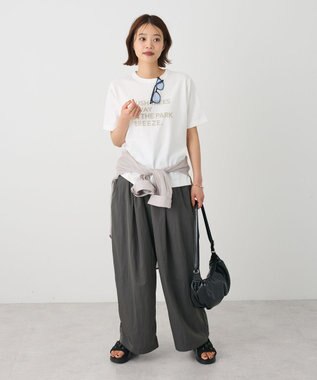 CRAFT STANDARD BOUTIQUE コクーンカラーパンツ Charcoal Gray