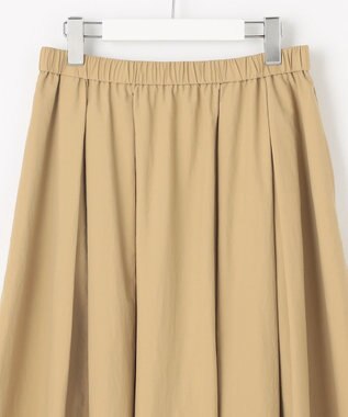 23区 L 【SLOW/一部店舗限定】UVカット/撥水/接触冷感 ナイロンタスランタフタ スカート ベージュ系