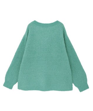 AMERICAN HOLIC ミニシャギーラメニットプルオーバー Green