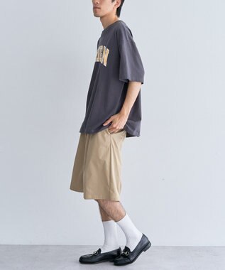 CRAFT STANDARD BOUTIQUE カレッジロゴグラフィックＴシャツ Charcoal Gray