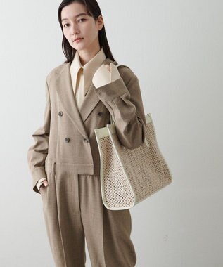 IACUCCI 【予約】ジュリエッタ RETE PAGLIA/RUGA アイボリー