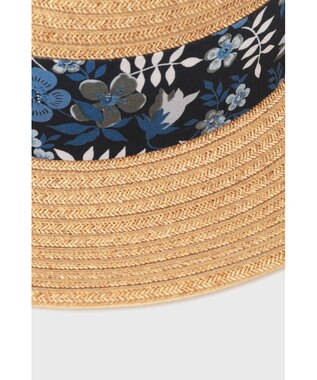 DAKS リバティプリントマニッシュペーパーブレードハット ネイビー