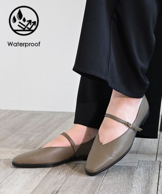 APOM 日本製 晴雨兼用スクエアトゥストラップシューズ15＜CRAHUG限定＞