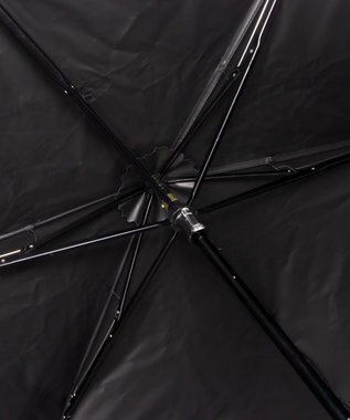 AURORA Beaurance ビューランス モノグラム柄 晴雨兼用傘 (トップフラット折傘) ブラック