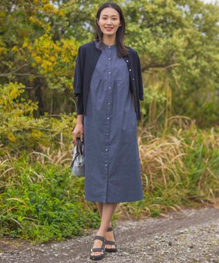 J.PRESS LADIES 【WEB限定カラーあり・撥水】ストラップ サンダル グレー系