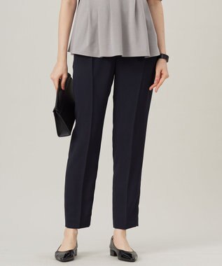 自由区 【セットアップ対応・接触冷感・UVケア・洗える】ライトストレッチテーパード パンツ