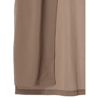 CRAFT STANDARD BOUTIQUE カットジョーゼットベスト Mocha