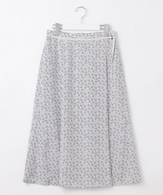 J.PRESS LADIES 【洗える】チェーンプリント マーメイド スカート ライトグレー系5