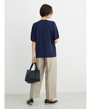 Green Parks BEST PRICE  ２ＷＡＹタック５分袖ブラウソー Dark Navy