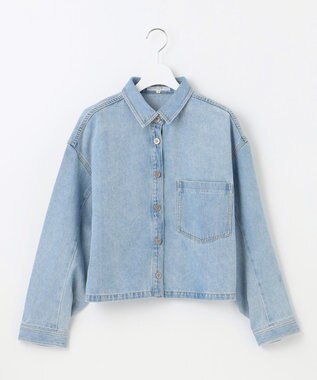 23区 【SLOW/一部店舗限定】LIGHT DENIM ジャケット スカイブルー系