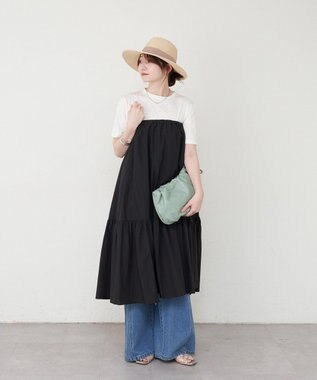 russet レザー巾着4WAYショルダーバッグ(CE-1454) Green