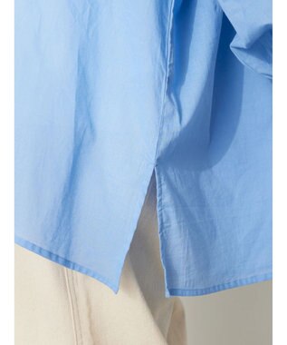 CRAFT STANDARD BOUTIQUE インド綿スキッパーチュニック Sax