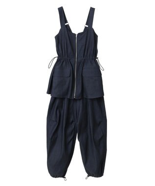 Green Parks ウ゛ィンテージペプラムオールインワン Indigo