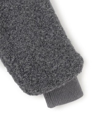 23区 【洗える】ブークレニット ブルゾン グレー系