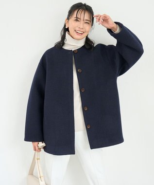 UNFILO ボンディング フォルムコート ネイビー