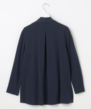 J.PRESS LADIES L セルロースリバー カーディガン ダルブルー系