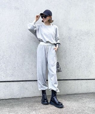 Green Parks バックＺＩＰスウェット Gray