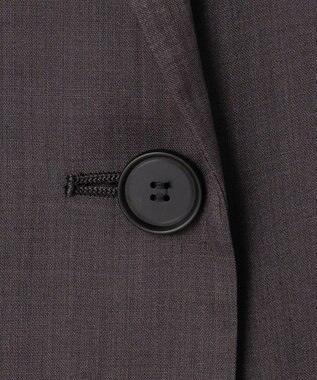 ICB L Peラミーシアータフタ 半袖ジャケット チャコール