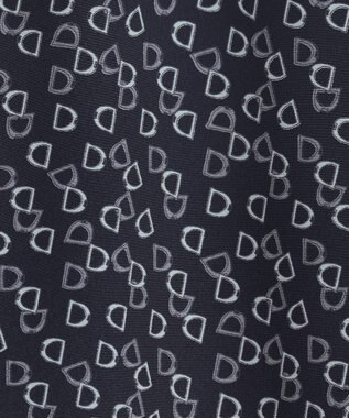 J.PRESS LADIES 【洗える】チェーンプリント マーメイド スカート ネイビー系5