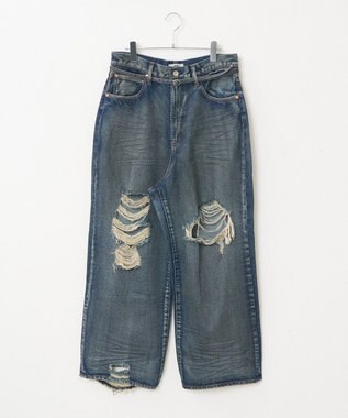 WEGO スーパーバギーデストロイデニム デニム中濃加工色